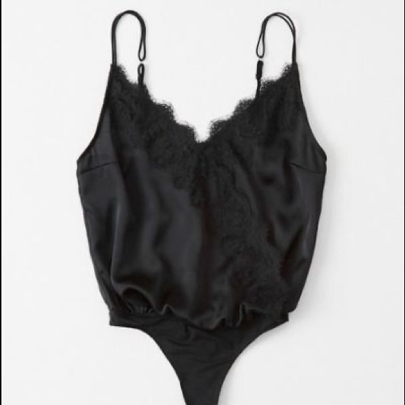 Abercrombie & Fitch Tops - Abercrombie Wrap-Front Cami Bodysuit- Small